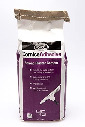 GSA Cornice Adhesive Strong Plaster Cement 45 Minutes, 2.5 kg