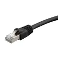 Monoprice Cat6A Ethernet Patch Cable - Snagless RJ45, Fullboot, 550Mhz, Double Shielded (S/FTP) Pure Bare Copper Wire, 10G, 26AWG, 100 Feet, Black