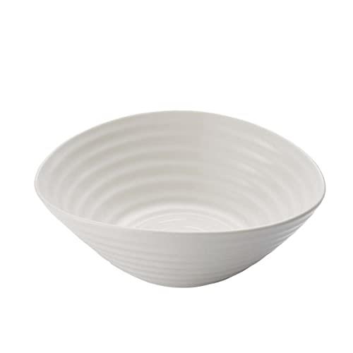 Portmeirion Sophie Conran White Cereal Bowl | Set of 4 | Dinnerware Bowl for Soup or Cereal | 7.25 Inch | Made from Fine Porcelain | Microwave and Dishwasher Safe