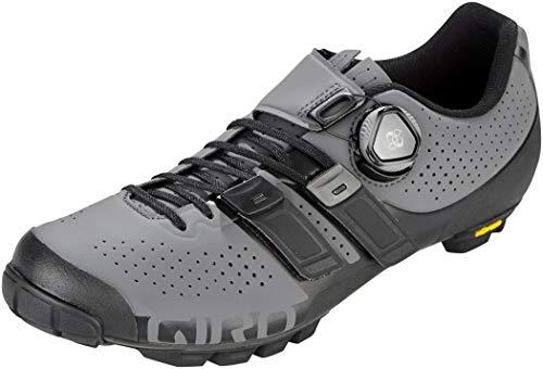 Giro Code Techlace Unisex - Adult MTB Trail|Cyclocross Shoes, Unisex – Adults, MTB Trail Cyclocross Shoes, Dark Shadow Black, 45.5 EU