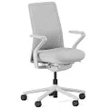 Branch Verve Chair - High Performance Executive Office Chair with Contoured Seat Back and Adjustable Lumbar Rest - High Density Foam Cushion with Aluminum Base - Up to 275 lbs - Mist