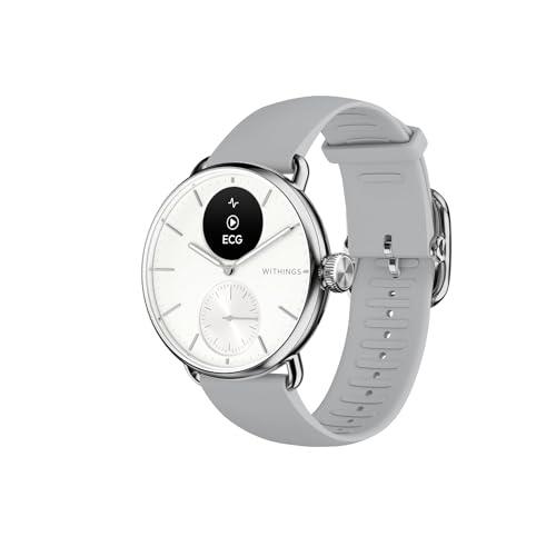 Withings Scanwatch 2 Hybrid Smartwatch, 38mm, White