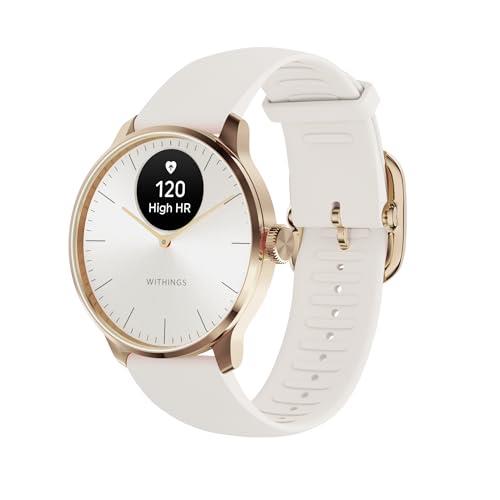 Withings Scanwatch Light Hybrid Smartwatch, 37mm, Rose Gold