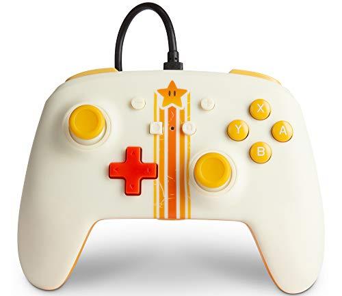 PowerA Enhanced Wired Controller for Nintendo Switch – Vintage Star, Gamepad, Wired Video Game Controller, Gaming Controller, Amazon Exclusive