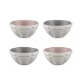 Mason Cash 2008.197 Innovative Kitchen Stoneware Mini Food Preparing Bowls Set, 4 Piece, White 28503