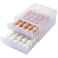 Hershuing 60 Grid Large Capacity Egg Holder for Refrigerator, Household Egg Fresh Storage Box for Fridge, Multi-Layer Chicken Egg Storage Container
