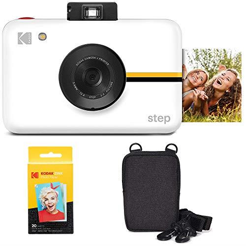 KODAK Step Instant Camera with 10MP Image Sensor (White) Go Bundle