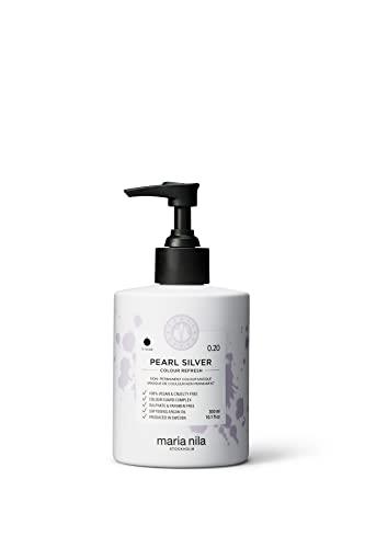 Maria Nila Colour Refresh Hair Mask Anti Yellow Tint | Hair Treatment Blonde Hair with Violet Pigments for a Cool Colour Results | Hair Care Sulphate & Paraben-Free 300 ml