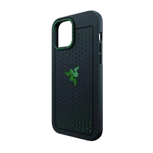 Razer Arctech for iPhone 13 Pro Max Case: Extra Ventilation Channels - Thermplastic Elastomer Reinforced Corners - Tactile Side Buttons - Compatible with Wireless Chargers and 5G, Black