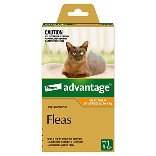 Advantage Fleas for Kittens & Small Cats Up To 4kg - 1 Pack