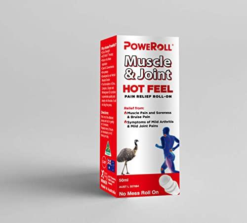 Poweroll Muscle and Joint Hot Feel Oil Pain Relief Roll-On 50 ml
