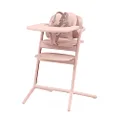 Cybex LEMO 3-in-1 Remo 3-in-1 (2022 Renewal Model) Pearl Pink Long Youth High Chair Snack Tray Harness Set for Newborns and Adults