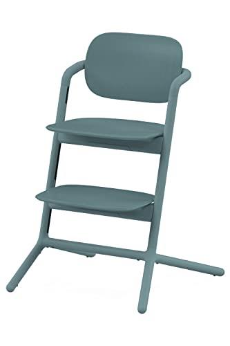 Cybex Lemo Chair Stone Blue Long Use High Chair for Newborns and Adults