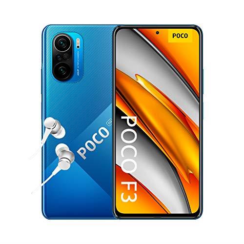 Poco F3 5G - Smartphone 6+128GB, 6,67â€ 120Hz AMOLED DotDisplay, Snapdragon 870, 48MP Triple Camera, 4520mAh, Deep Ocean Blue (UK Version)