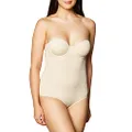 Maidenform Women's Convertible Body Shaper with Built-in Bra & Anti-Static Shapewear DMS108, Transparent, 38C