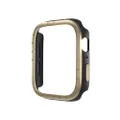 CASETiFY Impact Watch Case [Brushed Aluminium Bezel] Compatible with Apple Watch Series 4-6, SE - 44mm - Gold