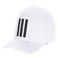 adidas Golf Golf Men's 3-Stripes Snapback Tour Hat, White, One Size Fits Most