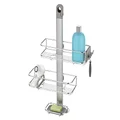 simplehuman Adjustable Extendable Shower Caddy, Stainless Steel and Anodized Aluminum