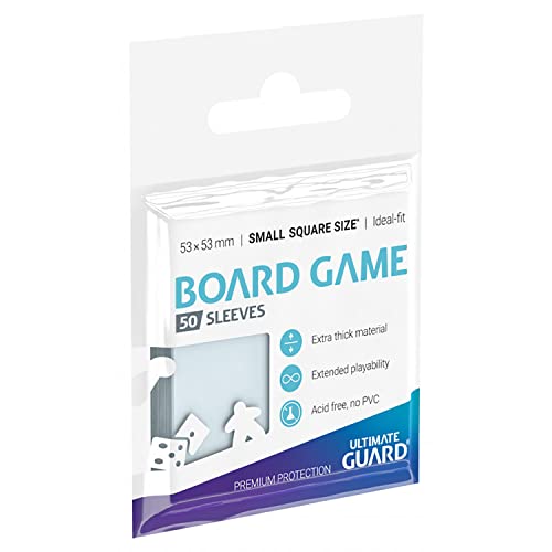 Ultimate Guard Premium Sleeves for Board Game Cards Small Square (50)