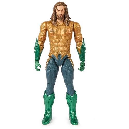 DC Comics, Aquaman Action Figure, 12-inch, Detailed Sculpt and Movie Styling, Easy to Pose, Collectible Superhero Kids Toys for Boys & Girls