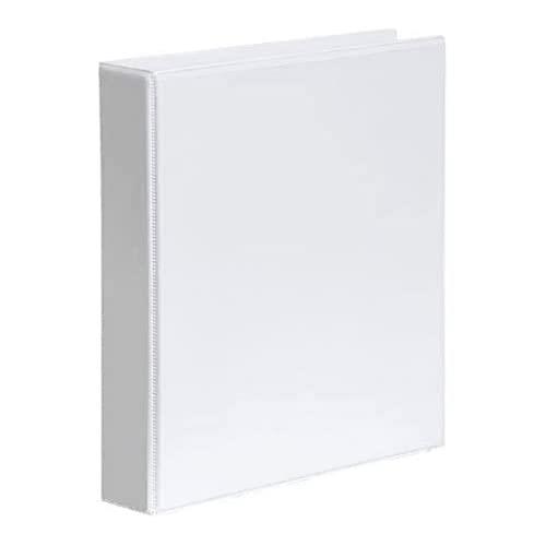 Premier Stationery A4 Insert Binder - Eco-Friendly 50mm 4D Ring Binder for Organising and Protecting Documents. Home and Office Use, 100% Recycled Board, White. School & Office Supplies