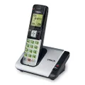 VTech CS6719 DECT 6.0 Cordless Phone with Caller ID/Call Waiting, 1 Cordless Handset, Silver/Black