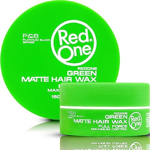 Red One Full Force Maximum Control Matte Hair Wax 150 ml, Green