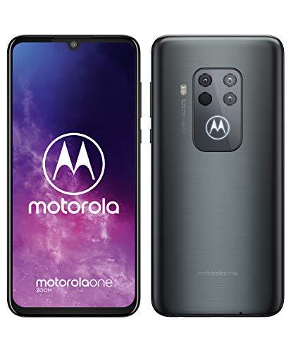 Motorola One Zoom Dual-SIM 128GB Factory Unlocked 4G/LTE Smartphone (Electric Grey) - International Version
