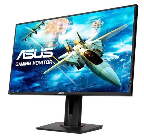 ASUS VG278QR 27 Inch FHD (1920 x 1080) Esports Gaming Monitor, 0.5 ms, Up to 165 Hz, DP, HDMI, DVI, FreeSync, Low Blue Light, Flicker Free, TUV Certified