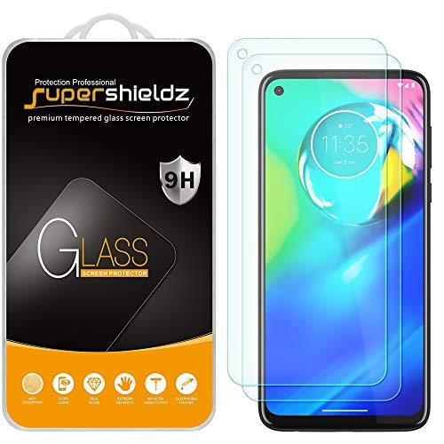 (2 Pack) Supershieldz for Motorola Moto G Power Tempered Glass Screen Protector, Anti Scratch, Bubble Free