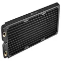 Thermaltake Pacific DIY Liquid Cooling System C360 27mm Thick High-Density Fins Single-Row Copper Tubes Copper Radiator CL-W228-CU00BL-A
