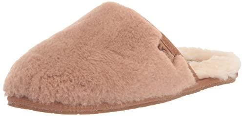 UGG Women's fluffy slippers, Natural chestnut, 36 EU Schmal