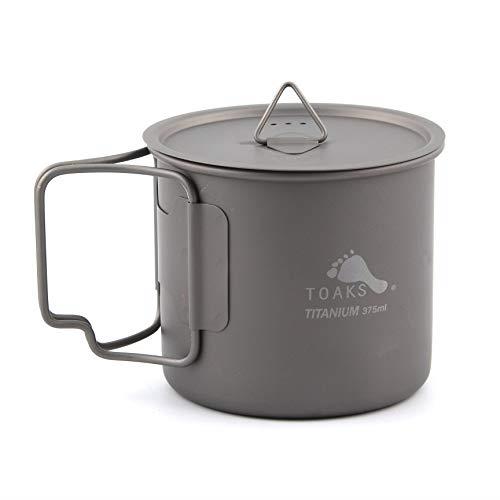 TOAKS 375ml 450ml Titanium Cup With Lid (375ml)