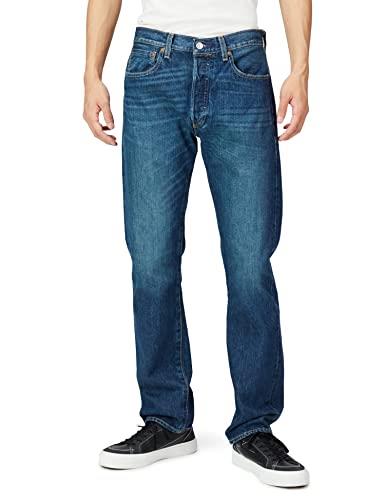 Levi's 501(R) Men's Original Fit Jeans, Dark Authentic Selvedge STF MIU, W29 / L34
