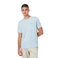Ben Sherman Men's Signature Chest Embroidery T-Shirt, Light Blue, XX-Large