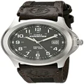 Timex Men's Expedition Metal Field 40mm Watch, Black/Brown/Charcoal, Quartz Watch