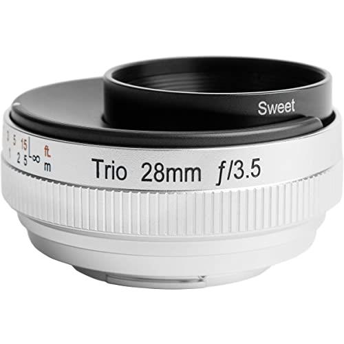 Trio 28mm f/3.5 Lens Versatile Lensbaby Trio 28mm f/3.5 Lens for Micro Four Thirds, Silver (LBTR28CM)