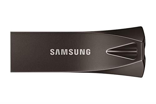 Samsung BAR Plus 256 GB Type-A 300 MB/s USB 3.1 Flash Drive Titan Grey (MUF-256BE4)