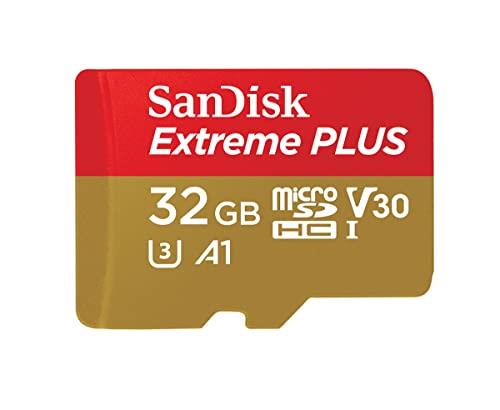 SanDisk Extreme Plus 32GB microSDHC UHS-I Card - SDSQXBG-032G-GN6MA