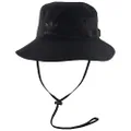 adidas Originals Webbing Boonie Bucket Hat, Black/Black, Large-X-Large