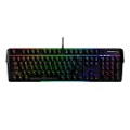 HyperX Alloy MKW100 – Mechanical Gaming Keyboard, Dynamic RGB Lighting, Onboard Memory to Save Lighting Profiles, Dust-Proof Mechanical switches, Brushed Aluminum Frame, Detachable Wrist Rest, Black