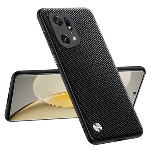 Topme Mobile Phone Case Compatible with Oppo Find X5 Pro (6.7 Inches) - Secure and Stylish Protection - Kevlar