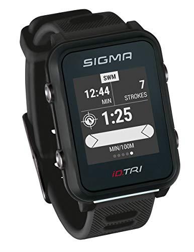 SIGMA SPORT Unisex's iD.TRI GPS Triathlon Watch, TRI Black Basic,
