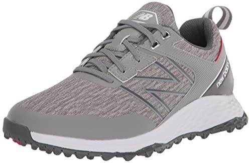 New Balance Men's Fresh Foam Contend Golf Shoes, 8-16, Grey/Charcoal, 10.5 Wide
