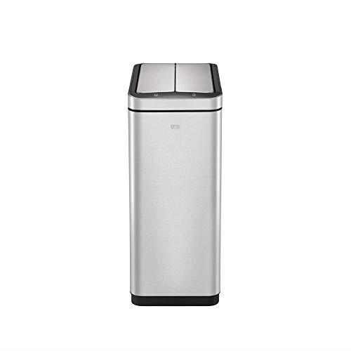 EKO EK9287MT-30L Deluxe Phantom Trash Can Auto Open/Close Silver 30L Sensor with Lid Inner Box