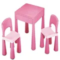 Monarch 899PN Kids Deluxe Table and Chair Set, Pink