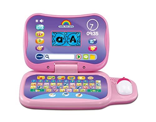 VTech Toddler Tech Laptop - Educational Laptop for Children - 524853 - Pink