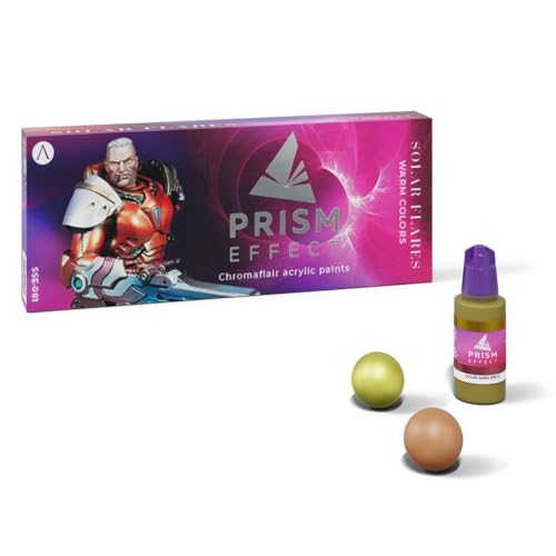 Scale 75 Prisma Effect Solar Flares Warm Color Chromaflair Acrylic Paint Set
