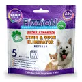 Fizzion Extra Strength Pet Stain & Odour Eliminator with 5 Refill Pouch