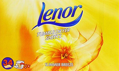 LenorTumble Dryer Sheets Summer Breeze 3x34 per pack 102 Sheets